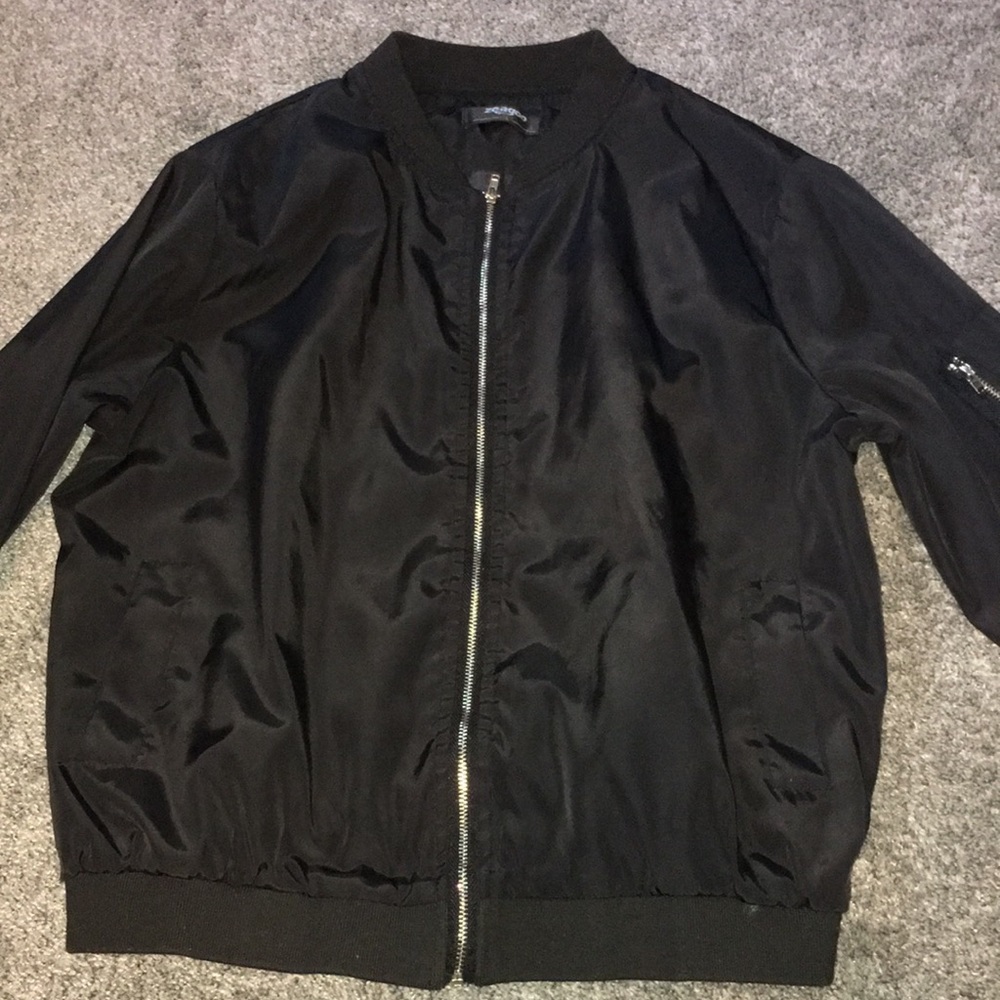 Black Bomber Jacket